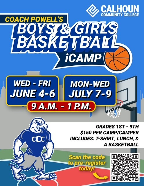 coach powell's boys & girls basketball icamp flyer